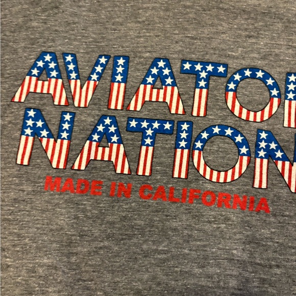 Aviator Nation Patriot Boyfriend Tee S/M 🇺🇸 - Picture 9 of 11
